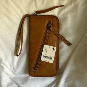 Free people vegan leather wallet NWT